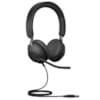 Micro-Casque Evolve2 40 MS Stereo Filaire Arceau Bureau/Centre d appels USB Type-A Bluetooth Noir
