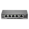 Commutateur Intelligent à 5 Ports RJ45 Gigabit 10/100/1000 Mbps Boîtier en Acier de Bureau Géré
