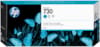 Cartouche d encre cyan HP 730, 300 ml d origine