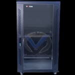 COFFRE INFORMATIQUE 18U 600*800*1000MM + ETAGERE + ROULETTE
