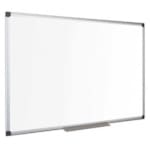 TABLEAU MAGNÉTIQUE BLANC 100X200 CADRE ALUMINIUM 2X3