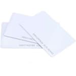 CARTE PVC RFID EM 125KHZ AVEC NUMERO DE SERIE