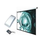 ECRAN DE PROJECTION VISIOTEK 3.00x3.00 MOTORISÉ