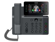 Téléphone IP Haut d'entreprise écran Couleur de 4,3 pouces,  20 Lignes SIP, Bluetooth et WiFi Intégré 10 touches DSS programmables