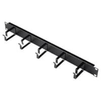 Panneau de Gestion de Câbles Horizontal 19'' 1U NOIR