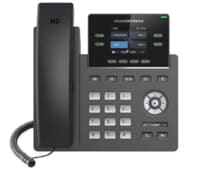 Téléphone IP prenant en charge jusqu'à 2 comptes SIP, écran LCD et qualité audio HD.