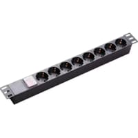 MULTIPRISE 8 PORTS PDU 1.5U/19"/2MT/16A/1.5MM2 GI-CUFOC-8 ALUM.SILVER