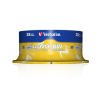 DVD+RW pack de 25 unités