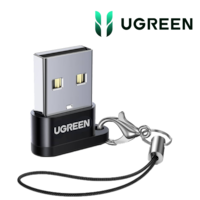 Adaptateur USB-A 2.0 vers USB-C femelle noir