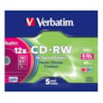 CD-RW en Pack de 5 unités / Le prix est par CD-RW 43167