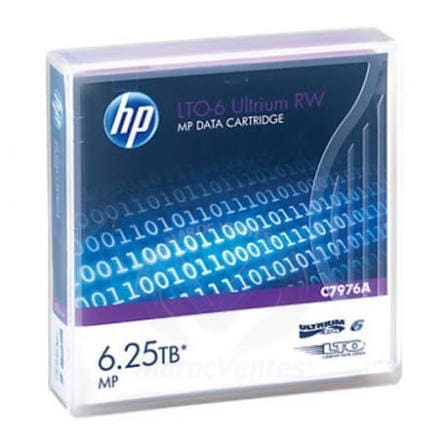 HP LTO-6 ULTRIUM 2.5 TB / 6.250 TB-BARI LTO6-C7976B