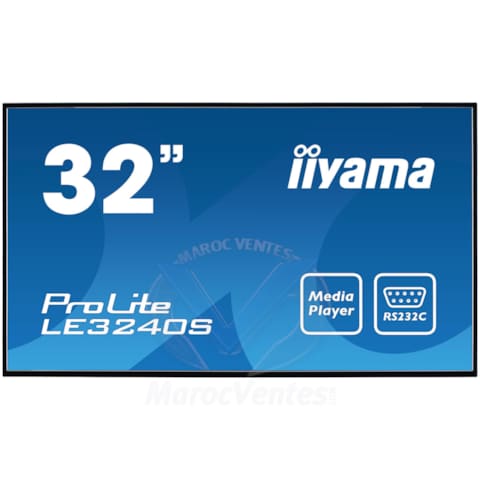 Moniteur Prolite 32" Full HD 1920 x 1080 pixels HDMI Haut-parleur intégré LE3240S-B1