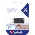 Micro-clé USB PinStripe de 32 Go noire 49064