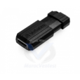 Micro-clé USB PinStripe de 32 Go noire 49064