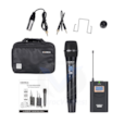 Système de Microphone Sans Fil Professionnel à Double Canal UHF 48 Canaux COMICA CVM-WM100