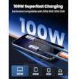 Ugreen USB-C to USB-C 5A 100W Cable 1m Gris 70427