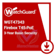 Basic Security Suite Renewal/Upgrade 3-ans pour Firebox T45-PoE WGT47343