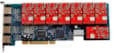 ZA8P is a 8-ports analog card ZA8P