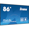 TOTEM Moniteur Professionnel pour Affichage Dynamique 86" 4K UHD AVEC ROULETTES HDMI DisplayPort DVI VGA 24/7 LH8664UHS-B2AG