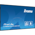 TOTEM Moniteur Professionnel pour Affichage Dynamique 86" 4K UHD AVEC ROULETTES HDMI DisplayPort DVI VGA 24/7 LH8664UHS-B2AG