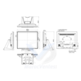 Borne / Ecran Tactile 17 pouces IIyama ProLite T1732MSC-B5AG T1732MSC-B5AG17