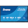 PROLITE Ecran Interactif Tactile 75 POUCES 4K UHD Certifiés Google EDLA 24/7