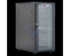 COFFRET INFORMATIQUE 24U 600MM D600MM H1300MM + ÉTAGÈRE + 4 VENTILATEURS 24U66