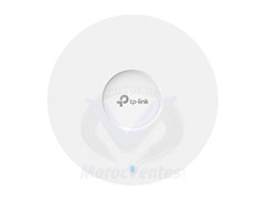 Tplink AX3600 Ceiling Mount Dual-Band Wi-Fi 6 Access Point PORT:1×2.5Gbps RJ45 PortSPEED:1148Mbps at 2.4 GHz + 2402 Mbps at 5 GHzFEATURE: High Density connectivity(1000+ Clients), 802.3at POE and 12V DC, 8×Internal Antennas, MU-MIMO, Seamless Roami EAP66