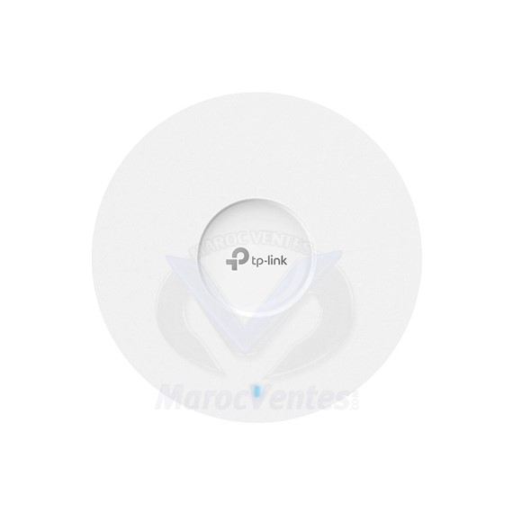 Tplink AX3600 Ceiling Mount Dual-Band Wi-Fi 6 Access Point PORT:1×2.5Gbps RJ45 PortSPEED:1148Mbps at  2.4 GHz + 2402 Mbps at 5 GHzFEATURE: High Density connectivity（1000+ Clients）, 802.3at POE and 12V DC, 8×Internal Antennas, MU-MIMO, Seamless Roami EAP66
