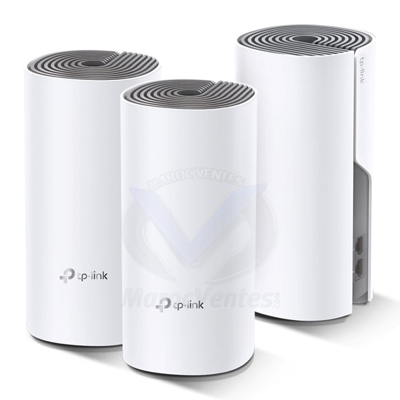 AC1200 Whole-Home Mesh Wi-Fi System, Qualcomm CPU, 867Mbps at 5GHz+300Mbps at 2.4GHz, 2 10/100Mbps Ports, 2  internal antennas, MU-MIMO, Beamforming, Parental Controls, Quality of Service, Reporting, Access Point Mode, IPv6 Ready, Assisted Setup, Deco App