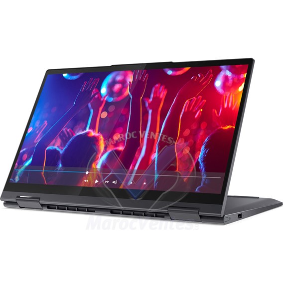 PC Portable Yoga7 R7-5800U 14" FHD MLT 16Go 512Go SSD W11H GREY Convertible+Stylet 82N7007JFE