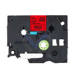 RUBAN AIMO E1000 PRO NOIR/ROUGE 12MM COMPATIBLE AVEC BROTHER
