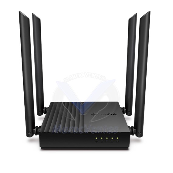 AC1200 Dual-Band Wi-Fi RouterSPEED: 400 Mbps at 2.4 GHz + 867 Mbps at 5 GHzSPEC: 4× Antennas, 1× Gigabit WAN Port + 4× Gigabit LAN PortsFEATURE: Tether App, WPA3, Access Point Mode, IPv6 Supported, IPTV, Beamforming, Smart Connect, Airtime Fairness, ARCHE