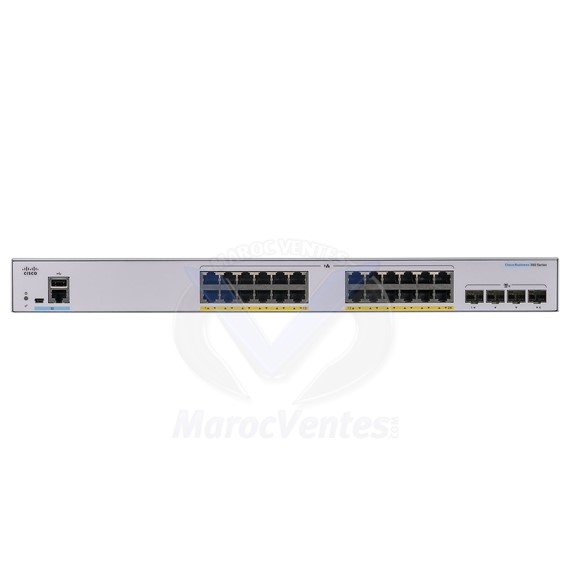Switch Manageable Niveau 3 CBS350 24-Port GE, PoE, 4x10G SFP+ CBS350-24P-4X-EU