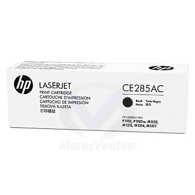 HP 2100pages Noir cartouche toner et laser CE285AC
