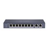 Switch 8 Ports POE Non Géré Fast Ethernet 2 ports Uplink GE