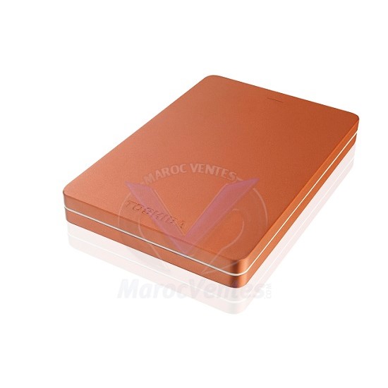 TOSHIBA CANVIO ALU Disque dur externe 1 To 2,5 Rouge HDTH310ER3AA