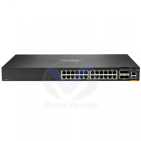 Aruba Switch Administrable Aruba 6200F 24G 4SFP+ Géré L3 (10/100/1000) 1U JL724A