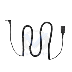 Poly 2.5mm to QD Cable (3M) Câble pour casque micro - Déconnexion rapide - Téléphone sub-mini 2,5 mm (M)