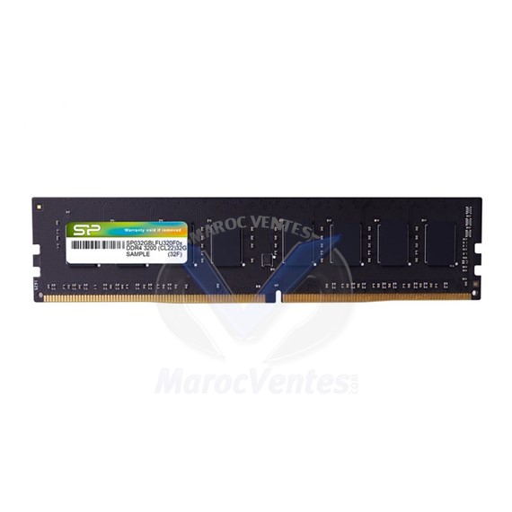 Silicon Power Module Mémoire DDR4 UDIMM 16 GB 3200 Mhz SP016GBLFU320X02