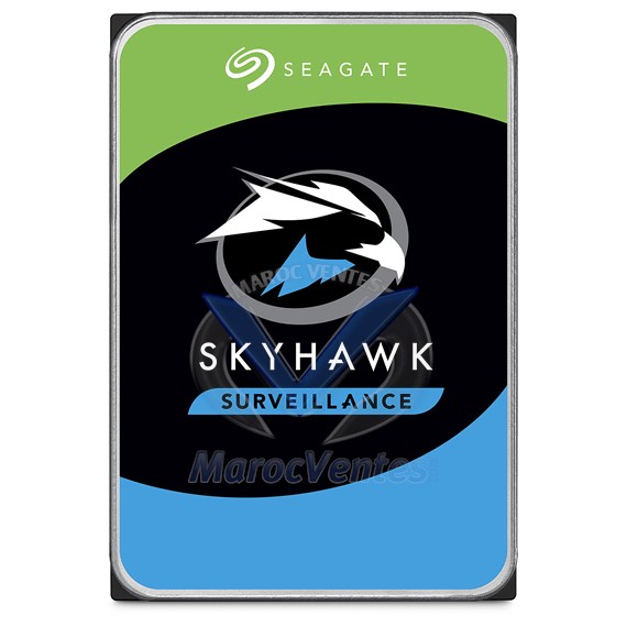 Disque Dur Interne SEAGATE 8 TB SKYHAWK SURVEILLANCE HDD 3.5" SATA 6GB/S ST8000VX004