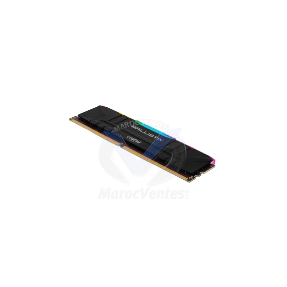 CRUCIAL Mémoire RGB8GB DDR4 3600 MHz BALISTIX8G3600M-RGB