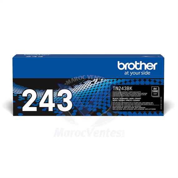 Cartouche de toner TN-243BK Brother originale – Noir TN-243BK