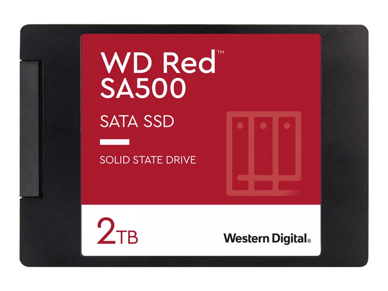 Disque Dur Interne SSD Red SA500 2 TB SSD 2.5" SATA 3D NAND R/W 560Mo/s 540Mo/s WDS200T1R0A