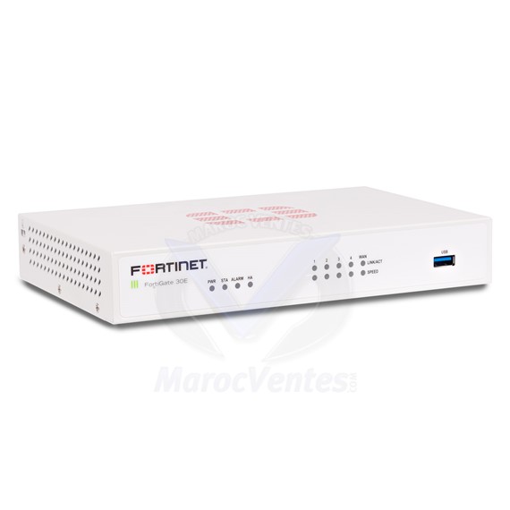 Fortinet FortiGate 30E pare-feux (matériel) 950 Mbit/s FG-30E-BDL-950-12