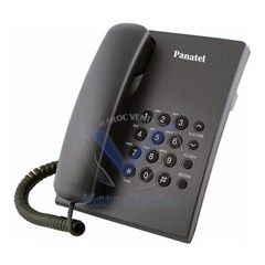 Pantel Téléphone Analogique Filiaire Noir