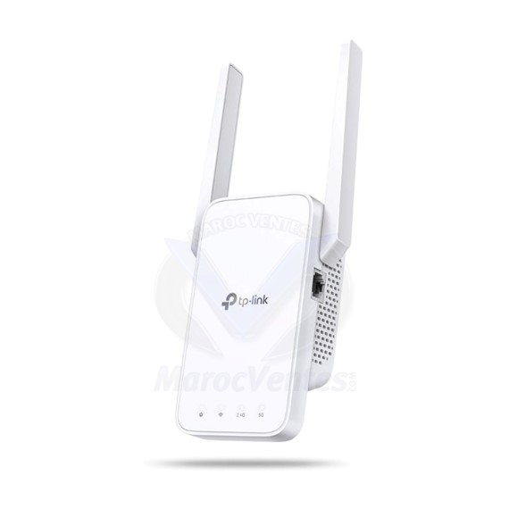 AC1200 Wi-Fi Range ExtenderSPEED: 300Mbps at 2.4GHz + 867Mbps at 5GHzSPEC: 2 × External Antennas, 1 × 10/100Mbps Port, Wall PluggedFEATURE: Tether App, WPS, Intelligent Signal Light,  Access Control, Power Schedule, LED Control, RE/AP Mode, OneMesh RE315