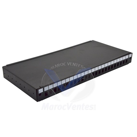 TIROIR FO SOFT COULISSE 24 PORTS VIDE SC-SX 24 PORTS AVEC CASSETTE LINXCOM SPPSCSXEM24