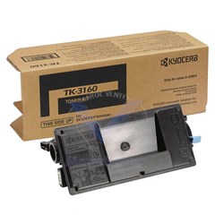 Toner original noir pour Imprimante Kyocera Ecosys P3145dn (TK-3160)