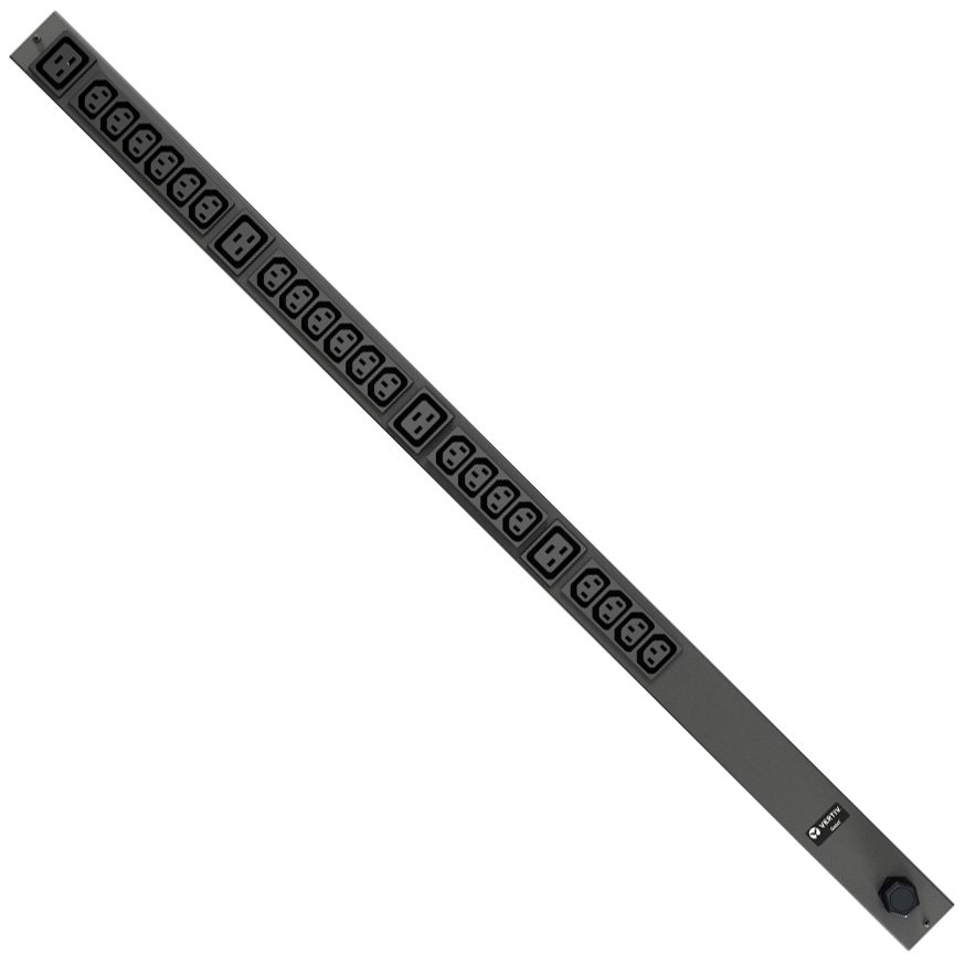 Vertiv Geist Rack PDU, Basic, 0U, input IEC 60309 230V 16A, outlets (20)C13 (4)C19 VP7551